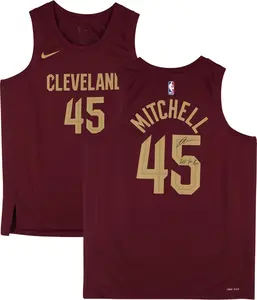 Donovan Mitchell Cleveland Cavaliers Autographed Maroon Icon Swingman Jersey with "Let Em Know" Inscription - Fanatics Authentic Certified