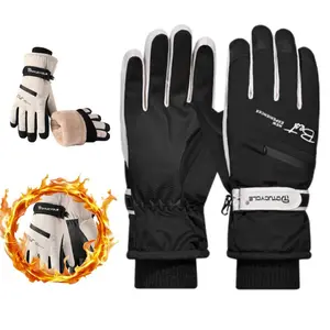 Winter Ski Gloves, Windproof Glove for Men & Women, Touchscreen Snow Gloves for Cold Weather, Thermal Warm Glove