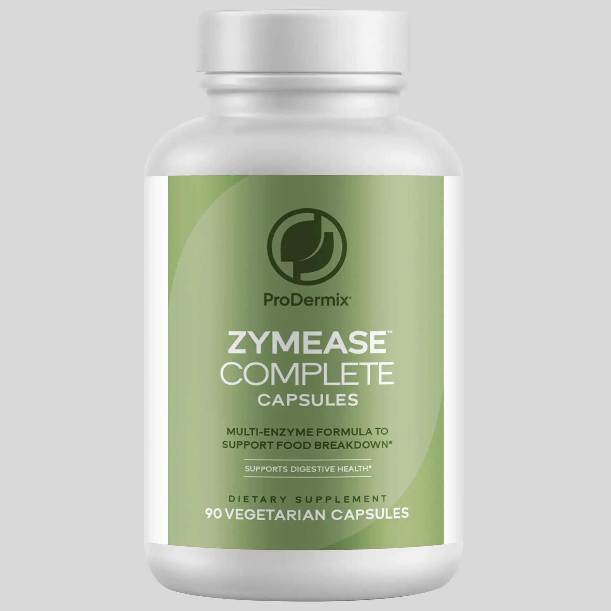 ProDermix | ZymEase Capsule, Vegetarian Dietary Supplement with Protein & Fiber for Digestive Support