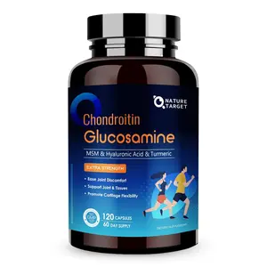 Plant-based Glucosamine Bovine Chondroitin Sulphate MSM 60 Servings Healthcare Vitamin Dietary Supplement Fitness Edible