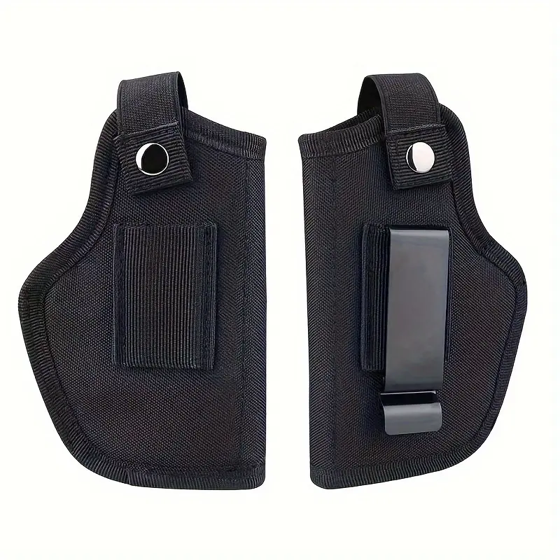 1 Multi-Functional Concealed Carry Gun Holster, Left and Right Hand Universal Belt adjustable cant dual magazine pocket snap closure double   iwb hybrid holster Safety Net anti-theft hidden  carry gun holster owb holster Left Hand Mid-Ride Duty Holster ou