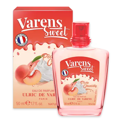 Ulric de Varens Sweet PECHE CHANTILLY Eau De Parfum for Women 1.7 Fl Oz
