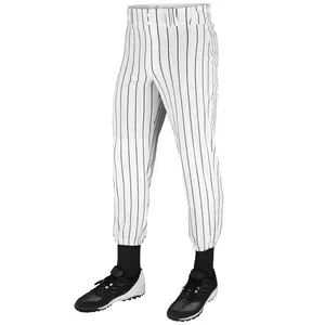 Traditional Fit Triple Crown Classic Baseball Pants With Knit-in Pinstripes And Reinforced Sliding Areas