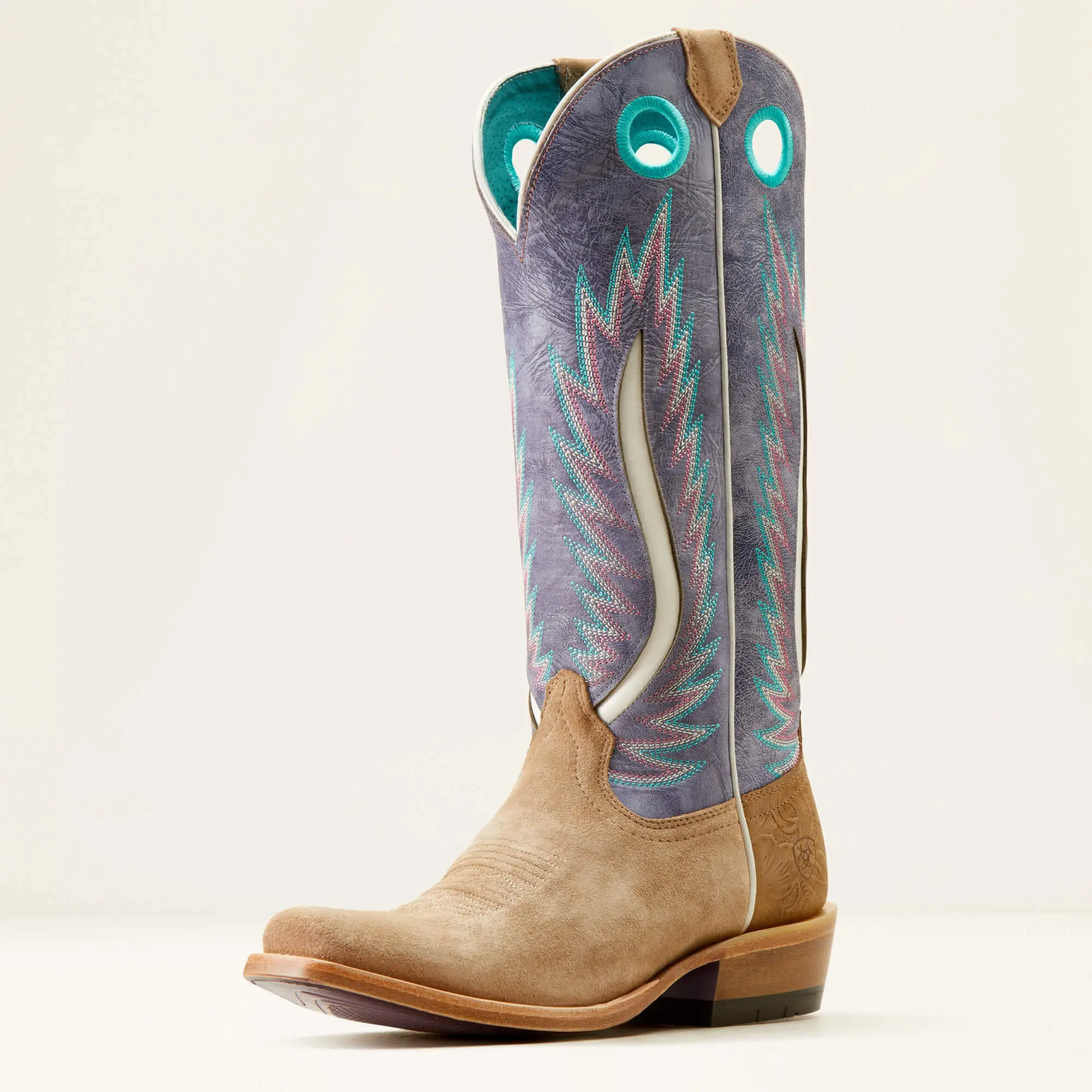 Ariat Women's Lavender Fields Futurity Fort Worth Western Boot Ariat Women's Lavender Fields Futurity Fort Worth Western Boot