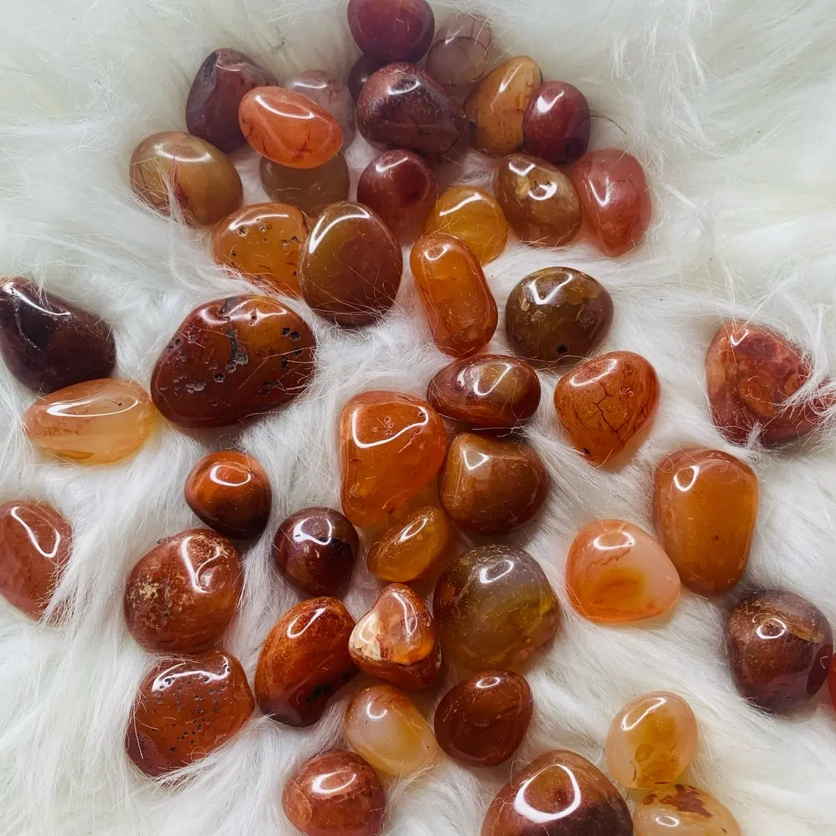 Tumbled Carnelian Crystal
