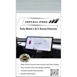 (2 Pack) Tesla Model 3/Y Navigation Screen Protector - Gloss Finish