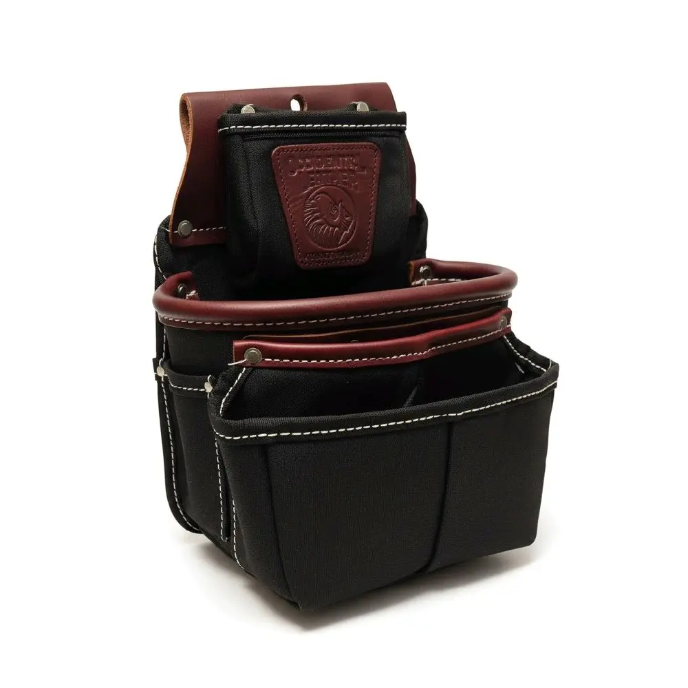 Black Fatlip Fastener Tool Bag 8581, Heavy-Duty Tool Pouch Organizer for Hardware Storage & Organization, Tools Bag
