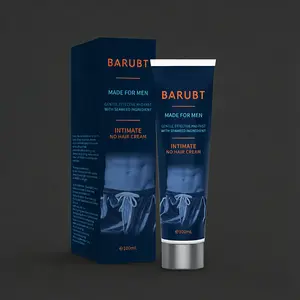 No Hair Crew | Intimate Bundle | Includes Hair Removal Depilatory Cream for Men and Dry & Fresh Body Powder for Sweat and Odor Control