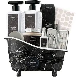 Bath and Body Gift Set - 18Pc Self Care Basket