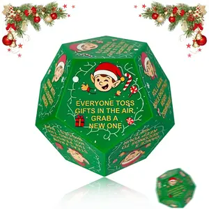 Santa Swap Gift Exchange Dice, Exchange Party Game Dice, Christmas Hilarious Stocking Stuffers Gift Exchange Dice Games for Family Party, Gifts for Xmas, Birthday, Party and Family Night, Holiday