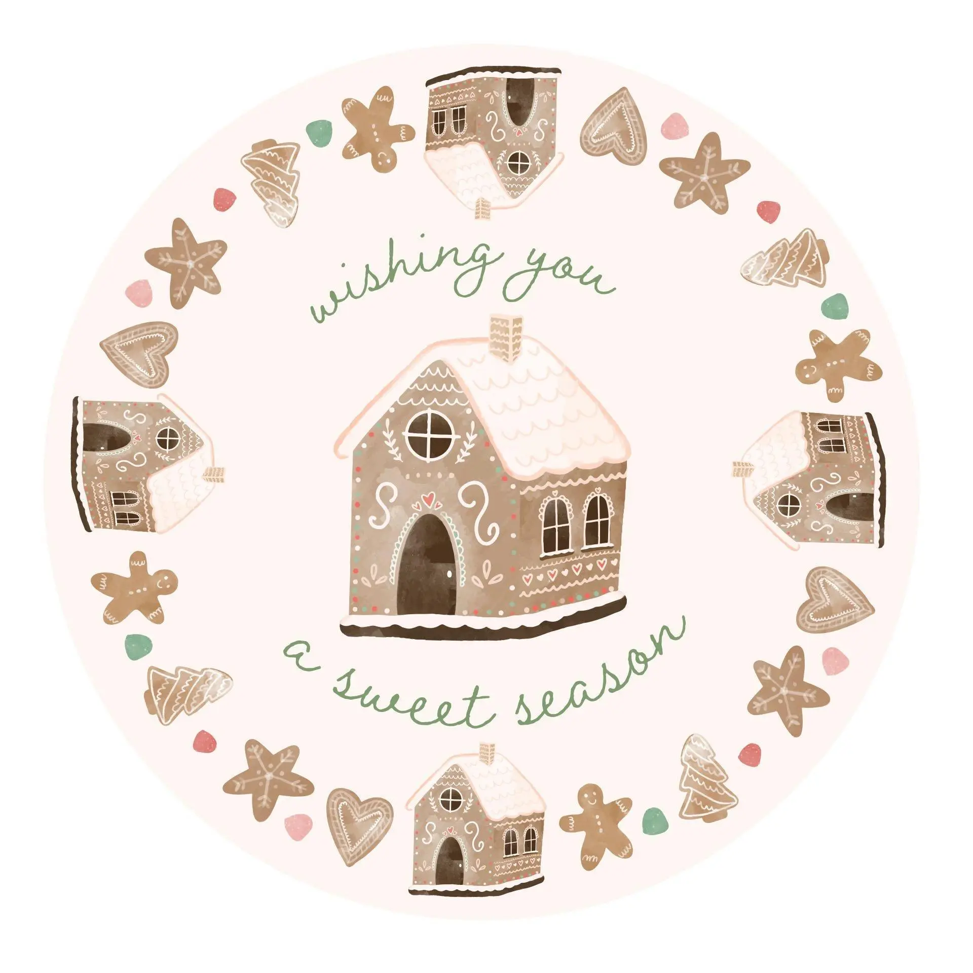 Gingerbread Placemat