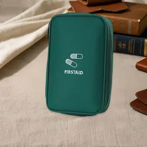 Compact First Aid Kit Emergency Medical Bag for Travel Camping Hiking Home Outdoor Activities Large Medicine Organizer Case