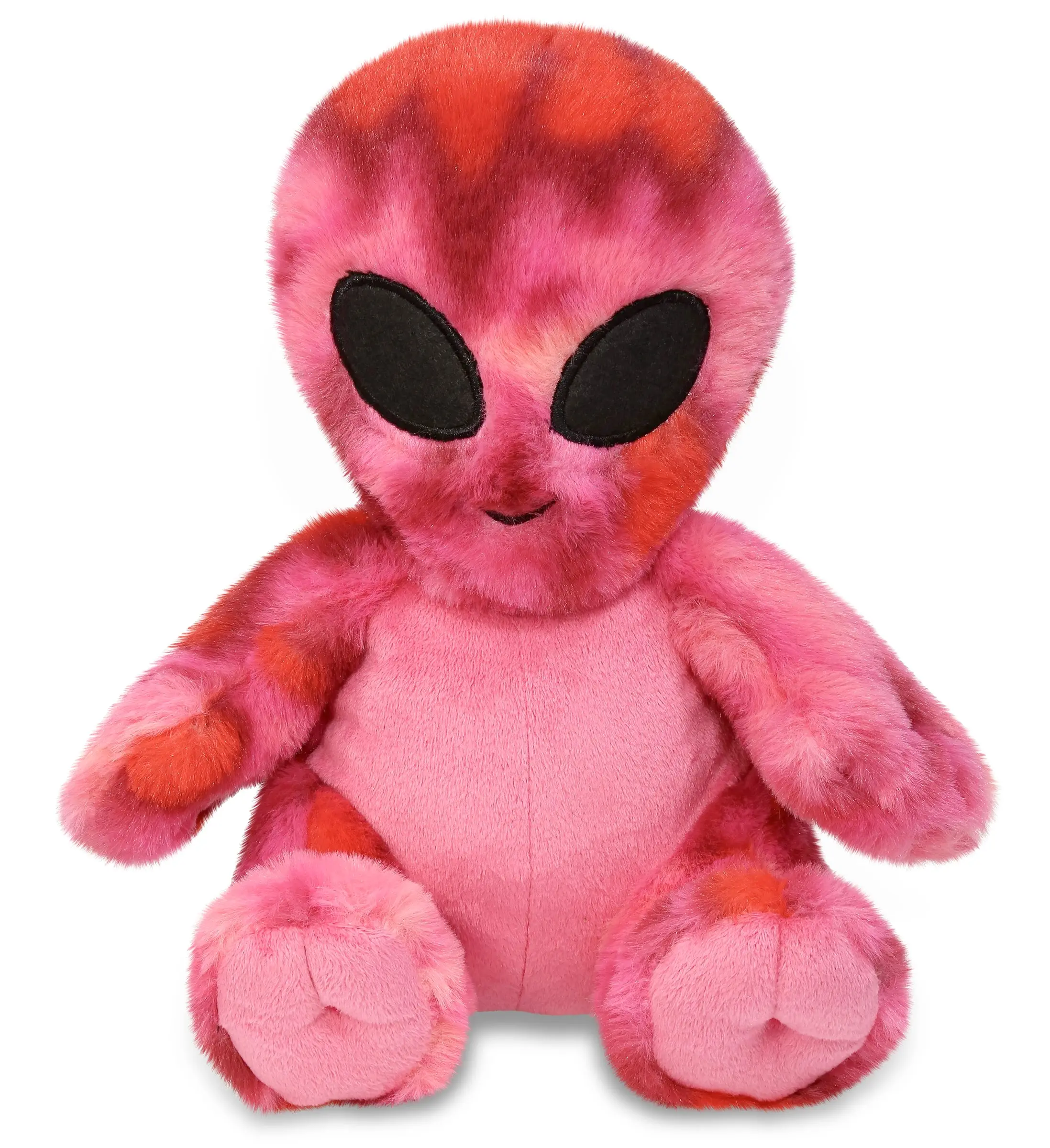 DolliBu Pink Tie-Dye Alien Super Soft Stuffed Animal, Cute Realistic Stuffed Animals for Girls, Boys, Adults Animal Gifts, Kids Nursery Decor for Newborn, Cuddly Soft Baby Plush Toys - 11 Inches