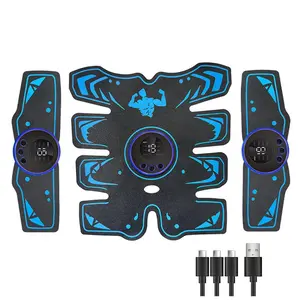 Smart Gym System Ab Trainer, Multi-part Massage Home Gym Essential for Abdominal Arm Hip Muscle Strength Training, Muscle Stimulator Lazy Fitness Hack