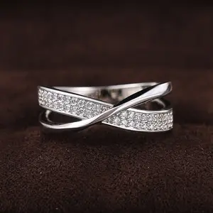 Elegant Rhinestone Decorated Copper RingFashion Delicate Accessories for Women Girls Trendy All-match Exquisite Jewelry for Birthday Rings Promise Ring for gf Christmas Gift Ideas mariah oval cut ring