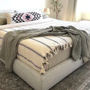 Vasarely Long Lumbar Handwoven Pillow – Elegant and Artisanal Cushion for Luxurious Comfort and Style