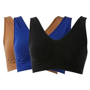 Rhonda Shear 3-pack Original Cotton-Blend Ahh Bra