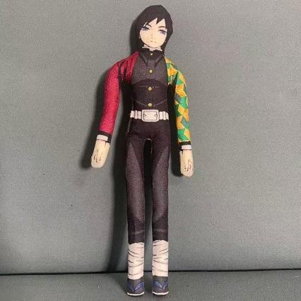 Demon Slayer Complete Characters Plush Dolls | Muzan, Akaza, Infinity Castle / Mugen Train Ver. | Poseable Dried Mouse Style with Wire Inside