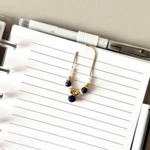 Fancy Charms Paperclips | Navy Jewel