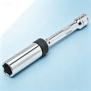 3/8" Drive 6 Pt.5/8" x 6" Swivel Spark Plug Socket Magnetic, 6-Point Swivel Socket for Spark Plugs, Reusable Magnetic Socket with Strong Hold, No Clamp Needed, Deep Reach Socket for Tight Spaces