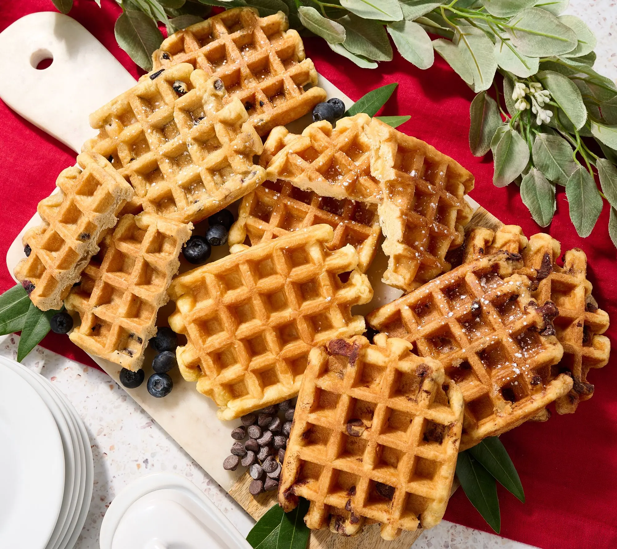 Le Waf (9) 4oz Sweet Artisan Waffles in Choice of Flavors