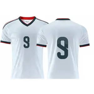 White Mexico-Themed Away Soccer Jersey, Custom Name & Number Fan Athletic Shirt with Classic Trim, Jerseys for Soccer Enthusiasts, Soccer Jerseys,summervibes