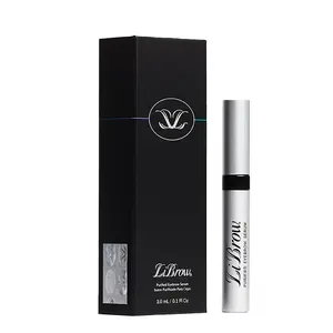 Purified Eyebrow Serum for Darker, Fuller, Thicker-Looking Brows - Natural Botanical Extracts, Safe for Sensitive Skin & Thin Overplucked Brows - Vegan & Cruelty-Free (3mL, 90-Day Supply)