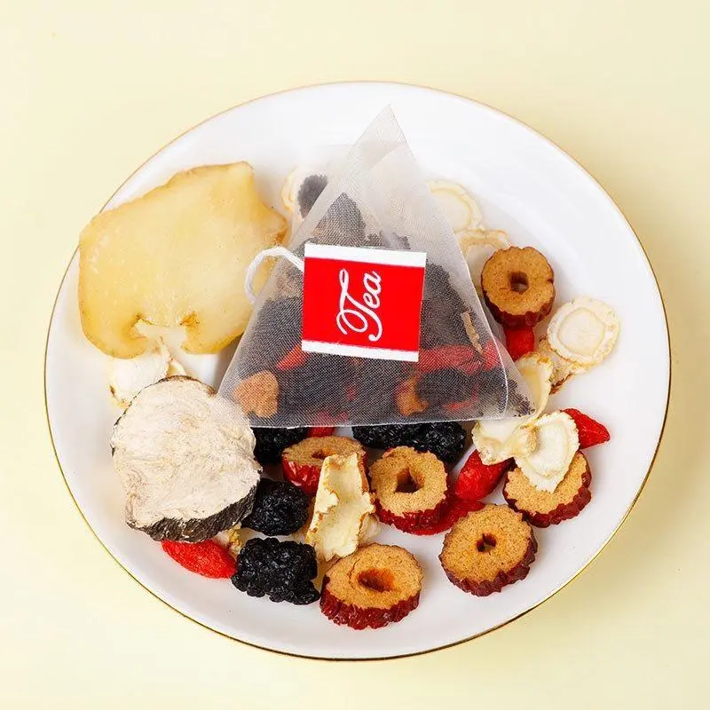 Kidney tea recipe ginseng five treasures tea, natural herbal ingredients combination, suitable for men and women, suitable for a sweet gift for your partner