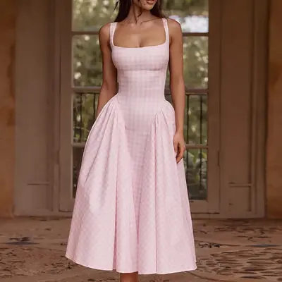 dress to impress fairy costume Ivory Sleeveless Ruffle Hem Drop Waist Mini Dress main image 0