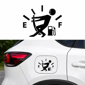 Funny Reflective Waterproof Fuel Tank Sticker – Cool Car Decoration for Cars & Trucks, Easy to Install, Easy Peel-and-Stick Gas Cap Accessory