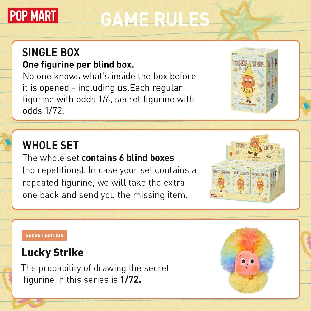 POP MART Twinkle Twinkle Sweet Dreams Forecast Series-Plush