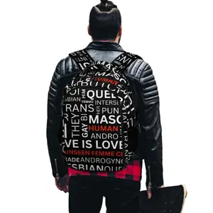 LGBTQIA Words! Backpack - Compact Design, Ideal for Everyday Use, Versatile for Various Activities