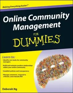 USED-Online Community Management for Dummies by Deborah Ng (Paperback)