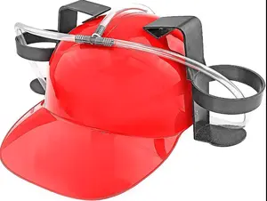 "The Classic" is a baseball styled drinking hat: the ultimate accessory for fans who love hands-free refreshment! This cap features two built-in cup holders and comes in a variety of colors. Perfect for games, tailgates, or just chilling outdoors.