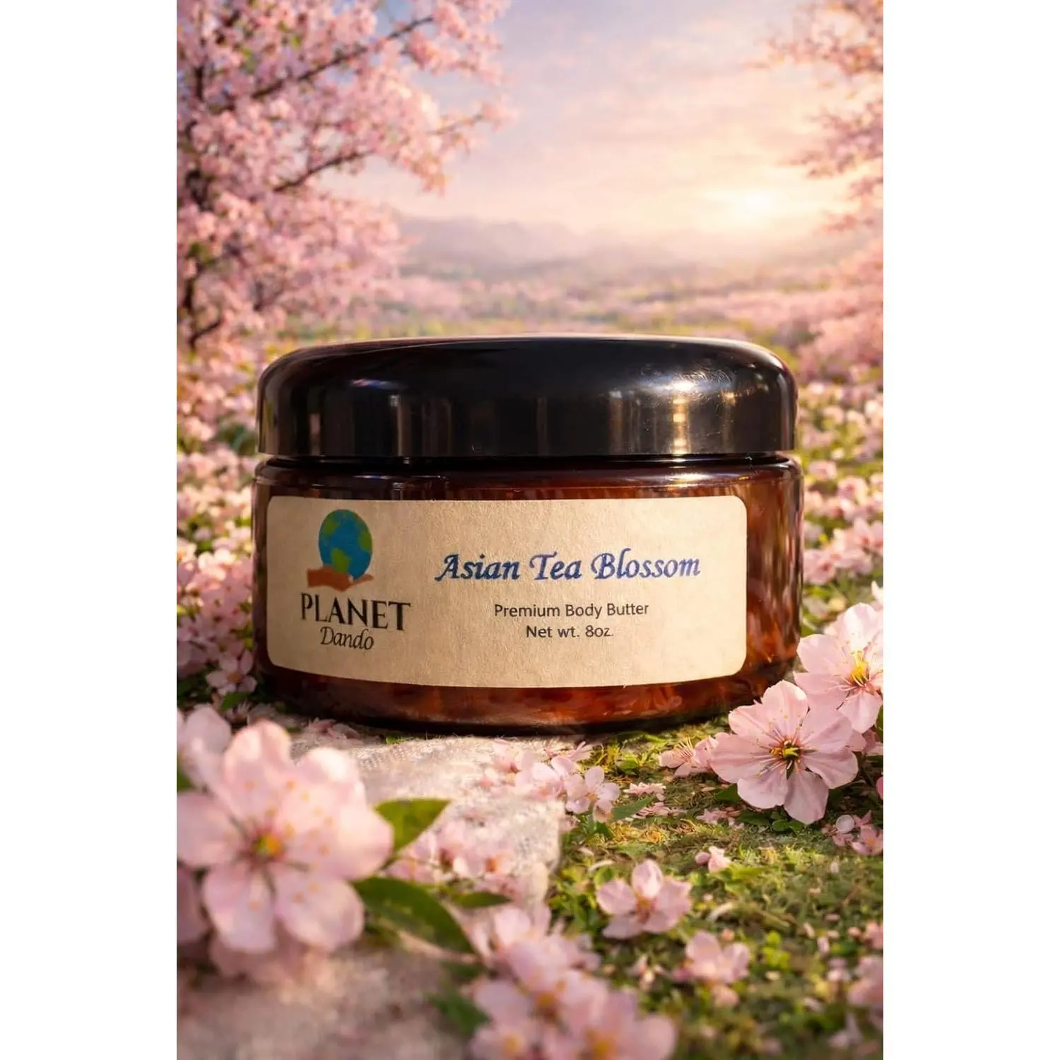 Asian Tea Blossom Whipped Body Butter Nourishing, Rich, Shea Butter 8oz (Pack of 1)