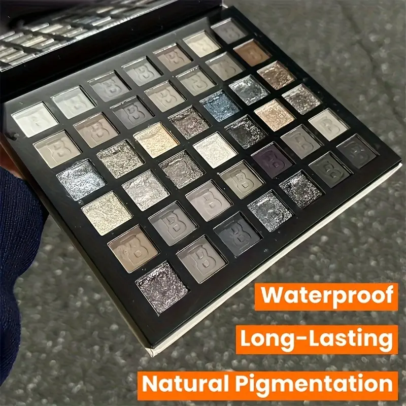 42 Color Eyeshadow Palette, Long Lasting Matte & Shimmering Finish Eye Shadow Makeup Palette, High Pigmented Eyeshadow Powder for All Styles, Cosmetic, Eye Makeup Products, Highly Pigmented Palette