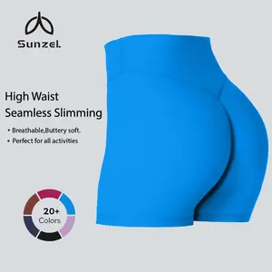 Sunzel High Waist Slimming Shorts Seamless Shapewear Shorts with Squat Proof, Tummy Control, Four Way Stretch, Breathable & Flexible Material, Perfect for Yoga, Workout, Gym&Everyday Wear