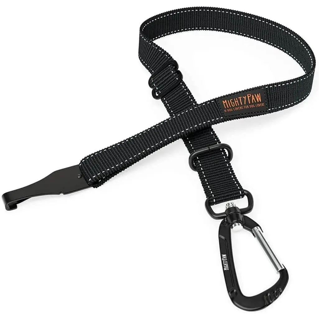 Dog Car Safety Belt - All-Metal Latch Hook for Secure Travel