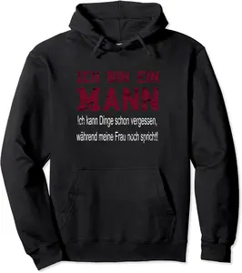 Ich bin ein Mann | Sarcasm | Funny | Father Man Uncle Grandpa Pullover Hoodie - Allanmarad Shop 25B0B3Y7JTFZ