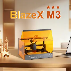 10W Laser Engraver for Engraving Business | Custom Tumblers, Wood Projects, Leather Work & Acrylic Crafts | Best Machine for Personalization, Small Shops & DIY Gift Making | BlazeX M3 Ideal for DIY Personalization, Craft Sellers & Side Hustle Income