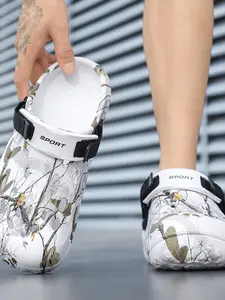 Summer Eva Fashion Hollow Out Camouflage Sandals, Men's Breathable Cool Slippers, Outdoor Beach Casual Footwear, Comfortable and Stylish