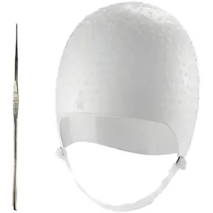 Silicone Highlight Hair Cap Reusable Professional Silicone Cap Special for Hair Dyeing Model 233 CA 1 UND