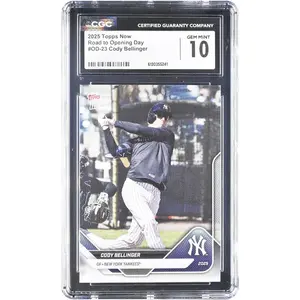 Cody Bellinger New York Yankees 2025 Topps Now Road to Opening Day #OD-23 CGC Authenticated 10 Card
