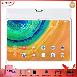 10.1 Inch Android 13 Tablet PC, 4GB RAM + 64GB ROM + 512gb Expandable Storage, 1920x1200 IPS Touch Screen, 2.4g/5g WiFi, Bluetooth-compatible 5.0, 6000mah Battery