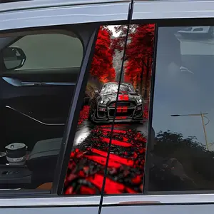 Car Window Sticker, Car Body Decorative Sticker, Car Exterior Decoration Accessories for Car, Laptop, Phone, Windshield Banner