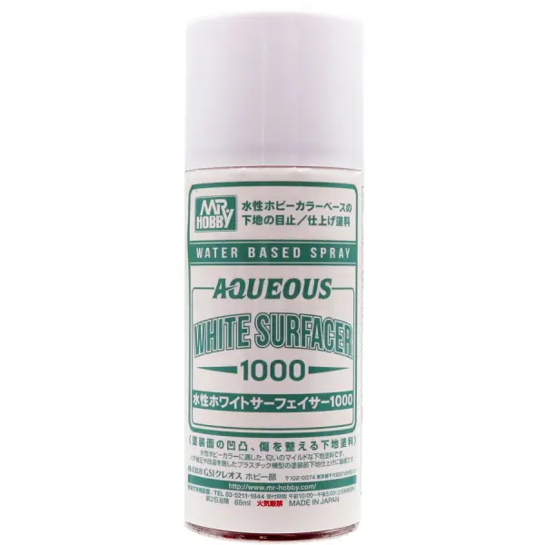 Mr Hobby Aqueous White Surfacer 1000 71mL