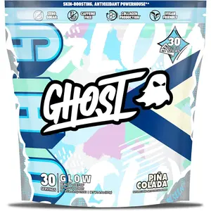 Ghost Glow - Beauty and Detox Supplement - Skin Boosting Hyaluronic Acid, Biotin & L-Theanine for Skin-Boosting Support- Vegan, Gluten-Free