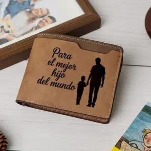 For The Best Son in The World Mexican, Orgullo, Familia, Herencia, Engraved wallet gift for Latinos, Cartera Para Hombre, Personality Handmade Wallet – Laser. Bold, unforgettable gift for your lover, father