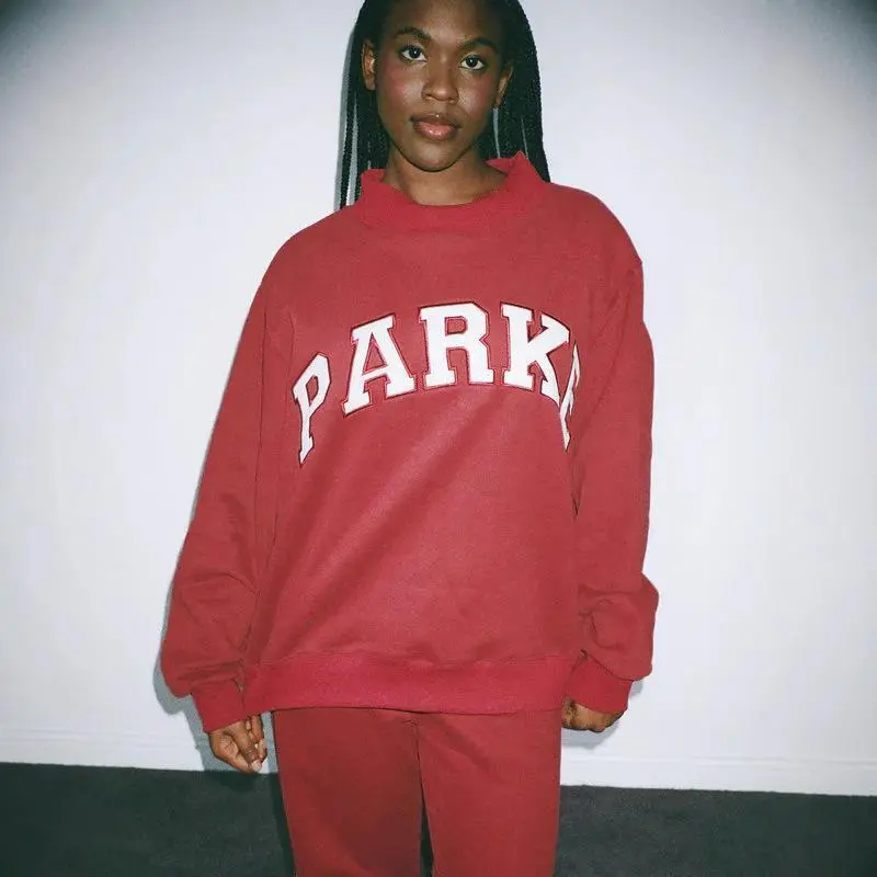 NewAll-match trend Crewneck Sweatshirt EXOTIC Letter Print Sweatshirt Can be used with a raincoat NewAll-match trend Crewneck Sweatshirt EXOTIC Letter Print Sweatshirt Can be used with a raincoat