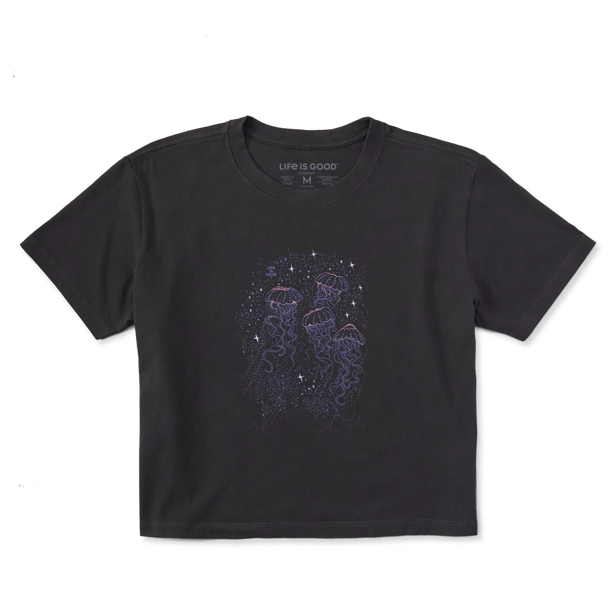 Women's Jellyfish Starlight Short Sleeve Crusher Boxy Tee
